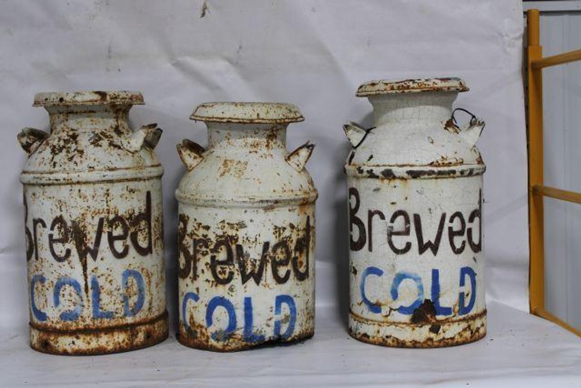 VINTAGE MILK CANS