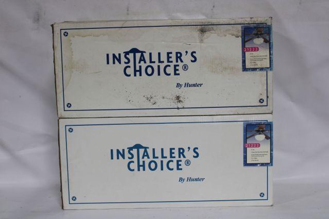 HUNTER 52" IRON CEILING FANS
