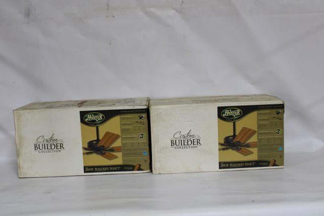 HUNTER 52" NEW BRONZE CEILING FANS