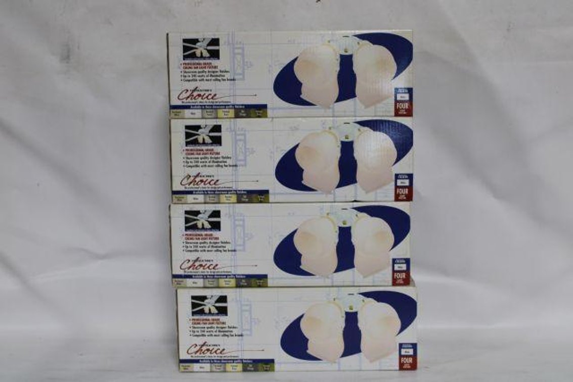 CONTRACTORS CHOICE CEILING FAN LIGHT FIXTURES 