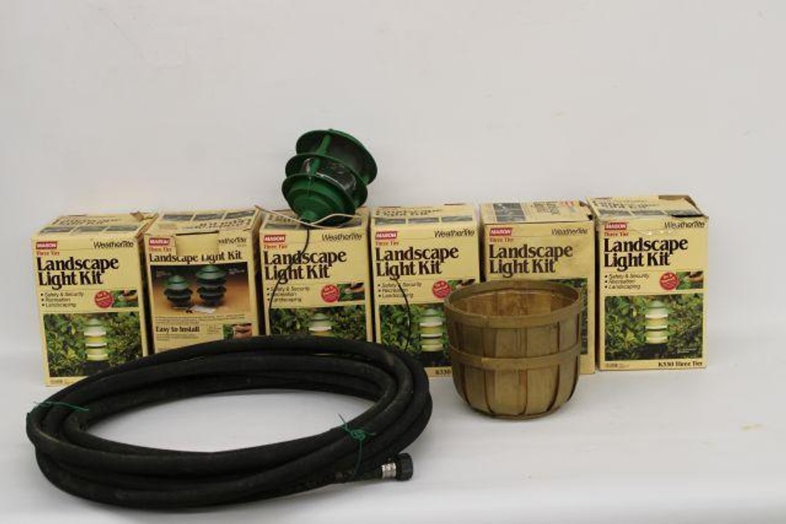 OUTDOOR LIGHTS, HOSE, ETC