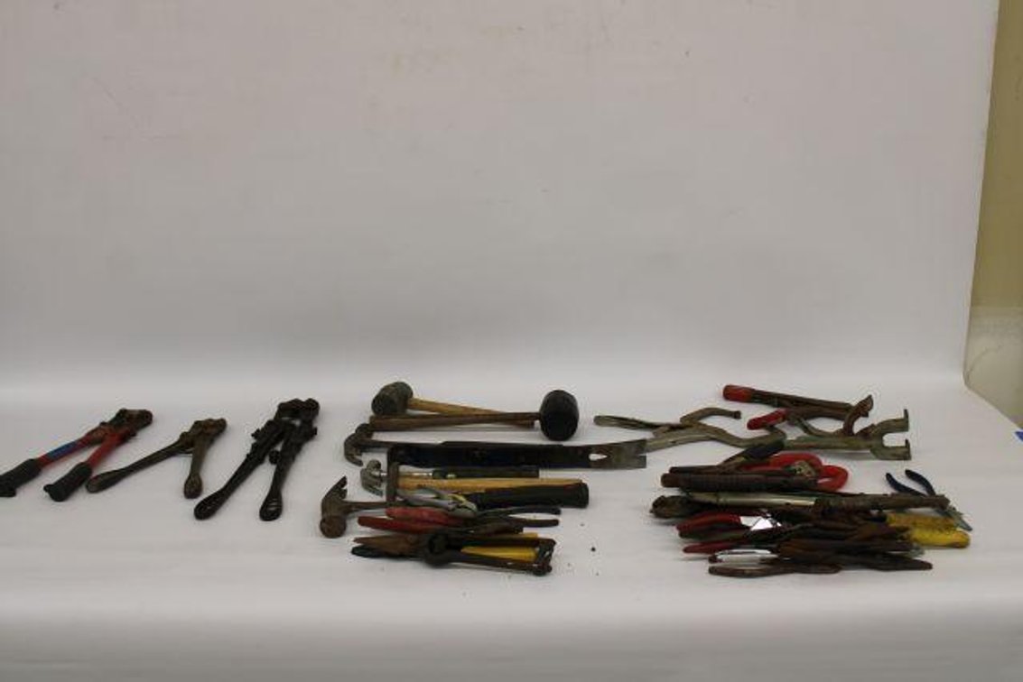 PLIERS, HAMMERS, BOLT CUTTERS, ETC