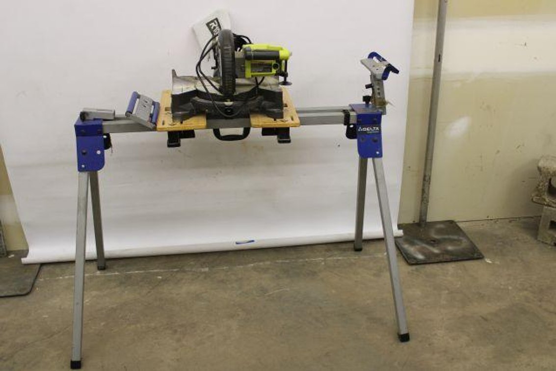 RYOBI MITER SAW ON DELTA STAND 