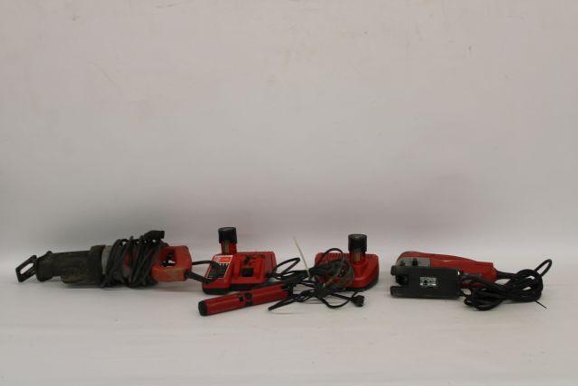 MILWAUKEE 12V BATTERIES AND CORDED TOOLS