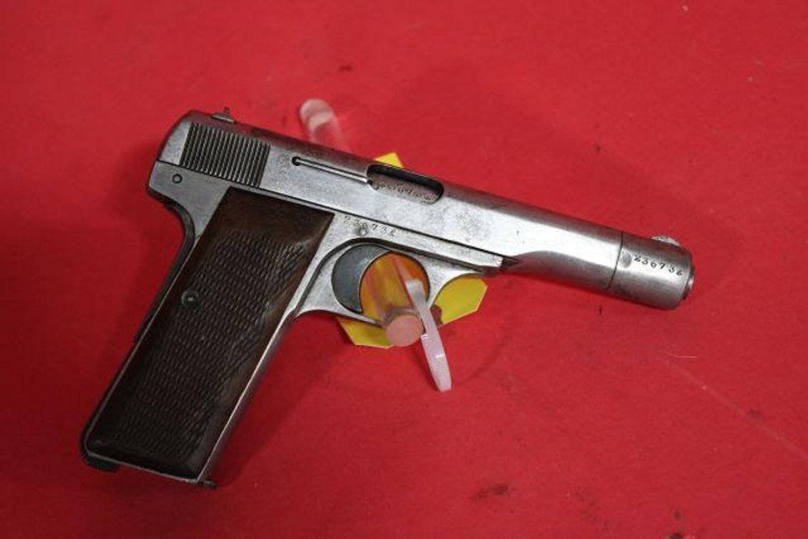 FABRIQUE NATIONALE D'ARMES DE GUERRE HERSTAL BELGIQUE SEMI-AUTO PISTOL
