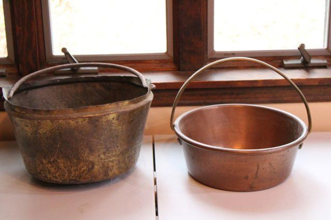 2 COPPER KETTLES