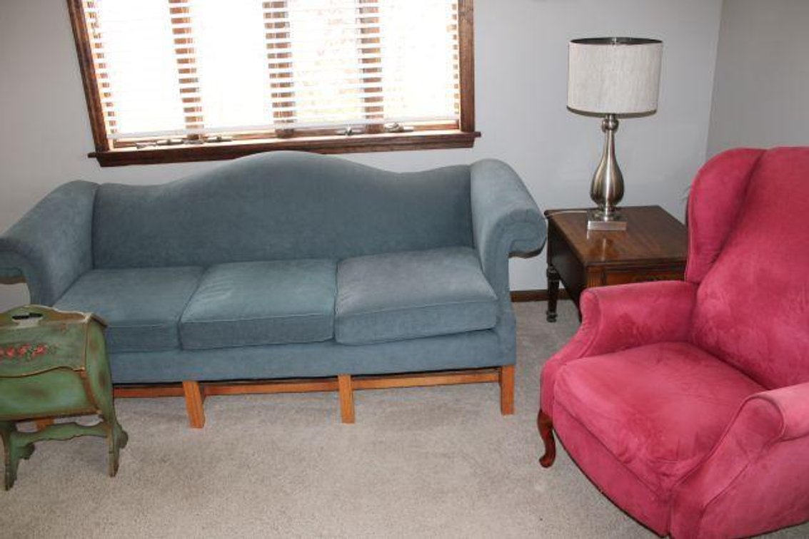COUCH, CHAIR, END TABLE, ETC