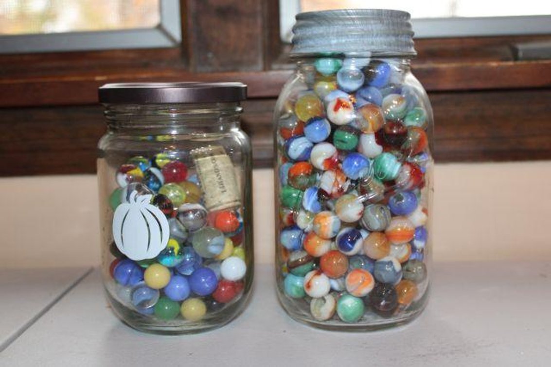 JARS FULL OF MARBLES