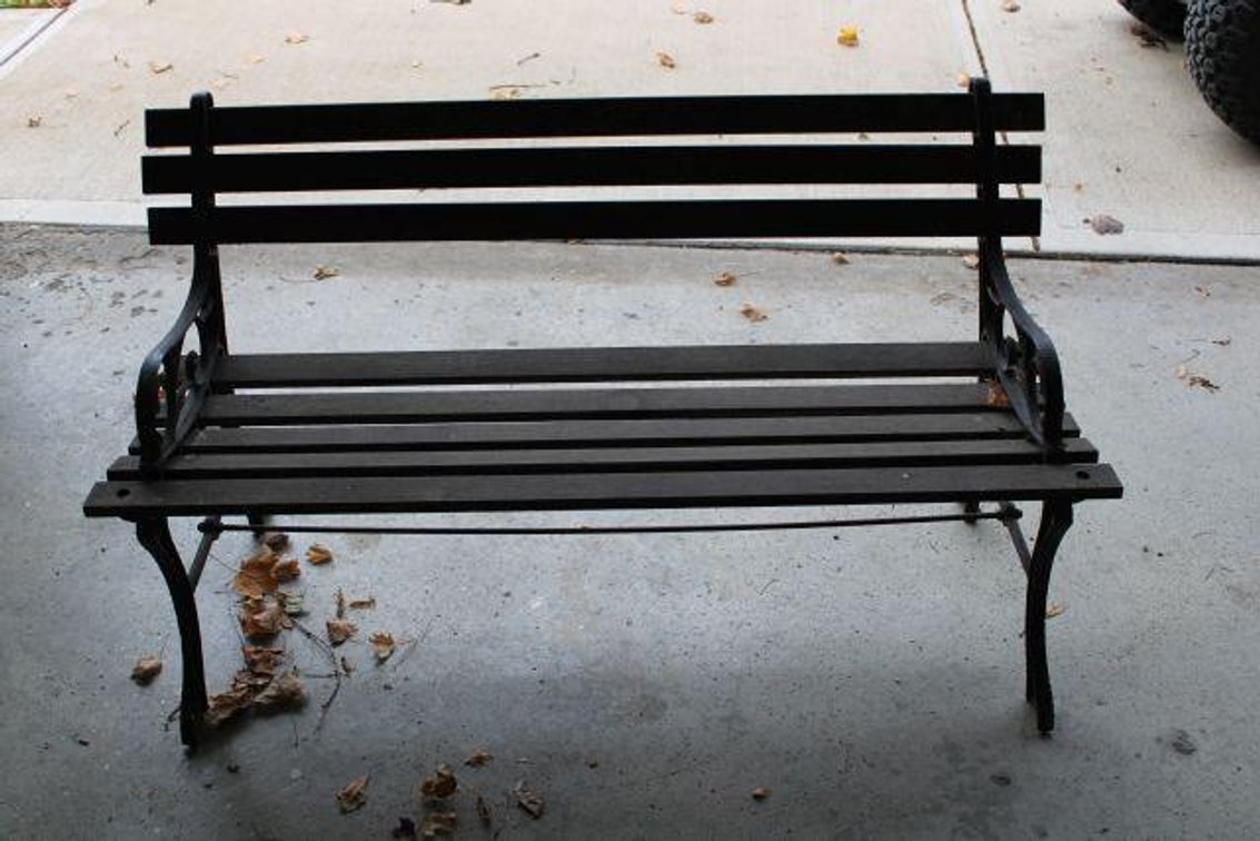 WROUGHT IRON BENCH