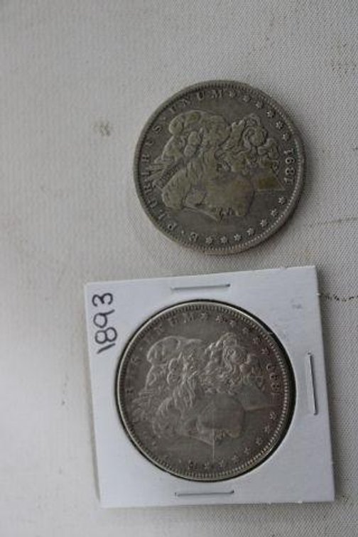 MORGAN DOLLARS 1890-91