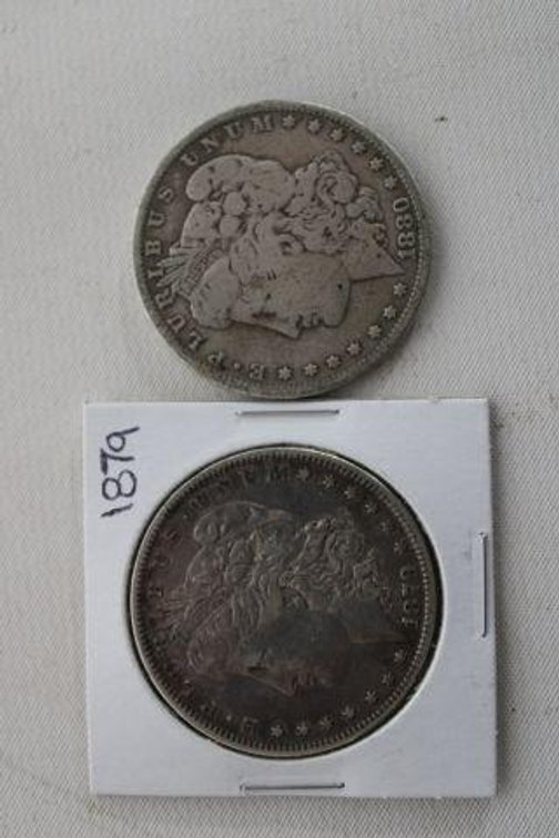 MORGAN DOLLARS 1879-1880