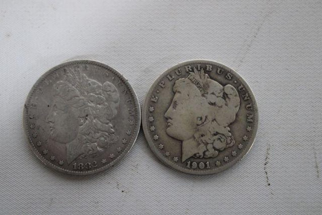 MORGAN DOLLARS 1882-1901