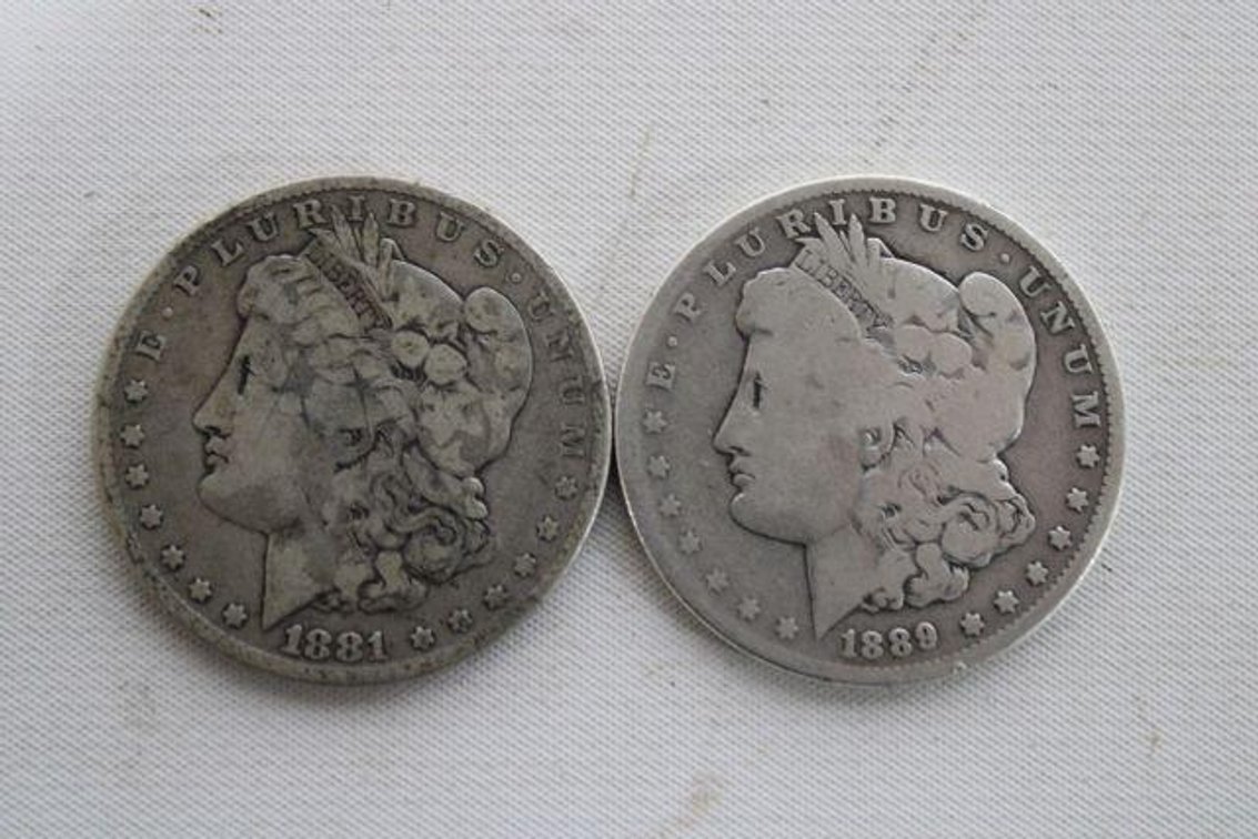 MORGAN DOLLARS 1881-89