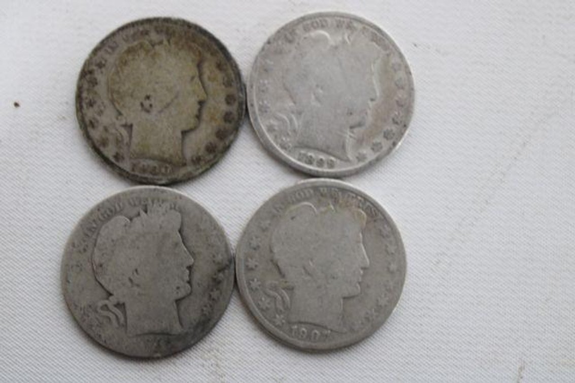BARBER HALF DOLLARS 1899-1907