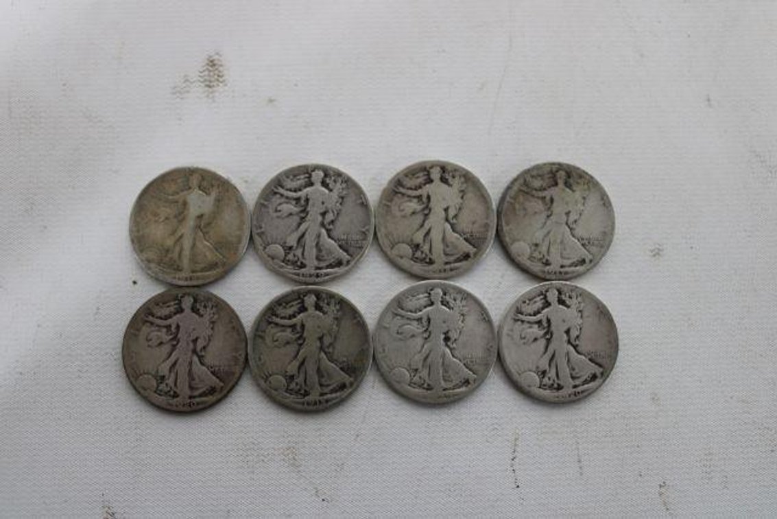 WALKING LIBERTY HALF DOLLARS 1917-29