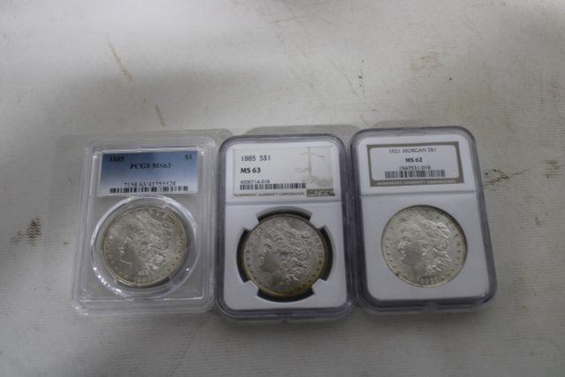 EXCELLENT CONDITION MORGAN DOLLARS 1885/1921