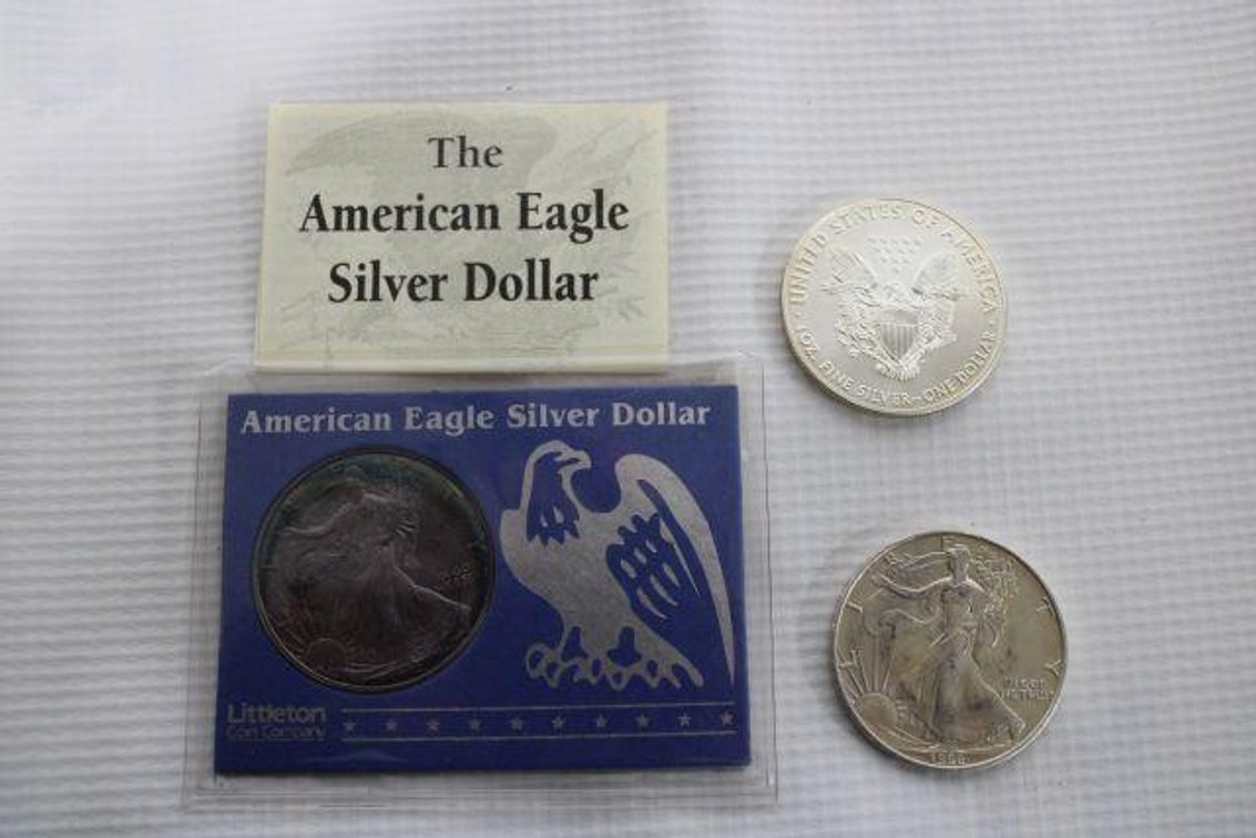 AMERICAN EAGLE SILVER DOLLARS 1992-2018