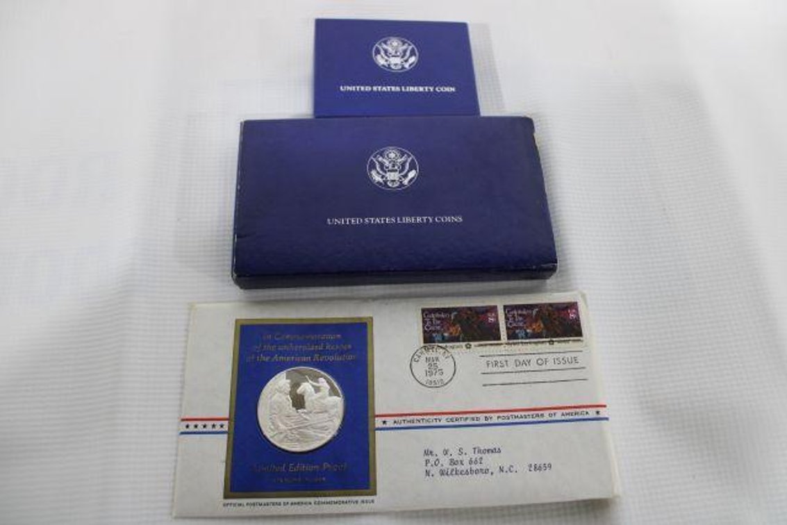 LIBERTY AND POSTMASTERS OF AMERICA COINS