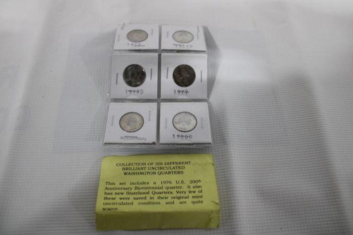 UNCIRCULATED WASHINGTON QUARTERS 