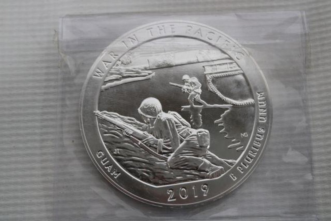 LARGE WAR IN THE PACIFIC COIN