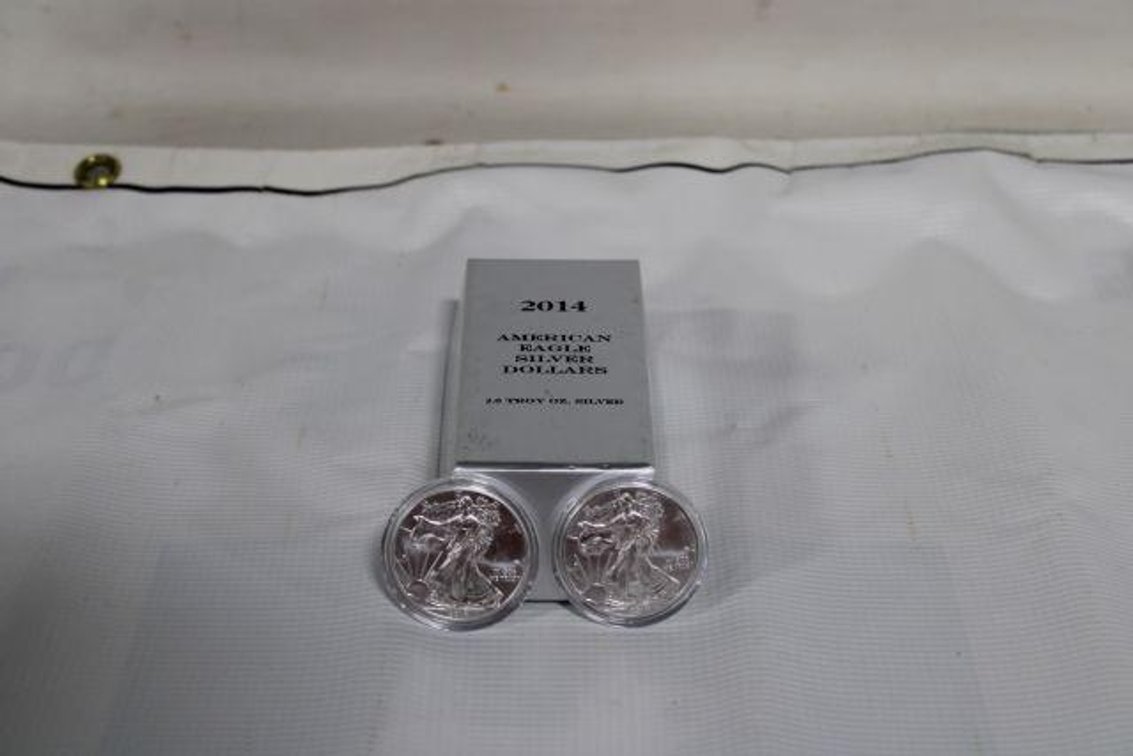 2014 AMERICAN EAGLE SILVER DOLLARS 