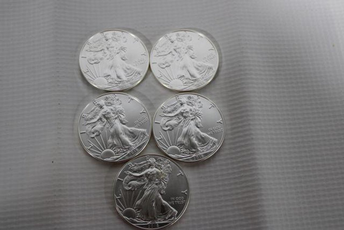 2018 AMERICAN EAGLE SILVER DOLLARS