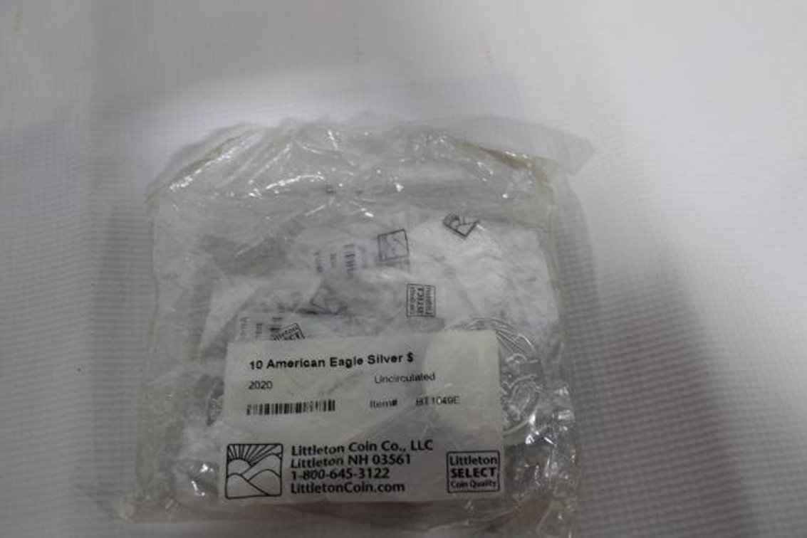 2020 UNCIRCULATED AMERICAN EAGLE SILVER DOLLARS 