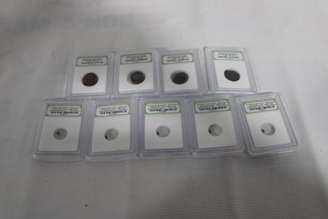 METEORITE AND NUMMIS PIECES