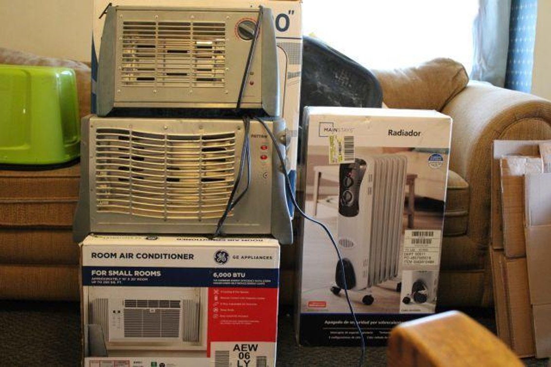 AIR CONDITIONER, FAN, HEATERS