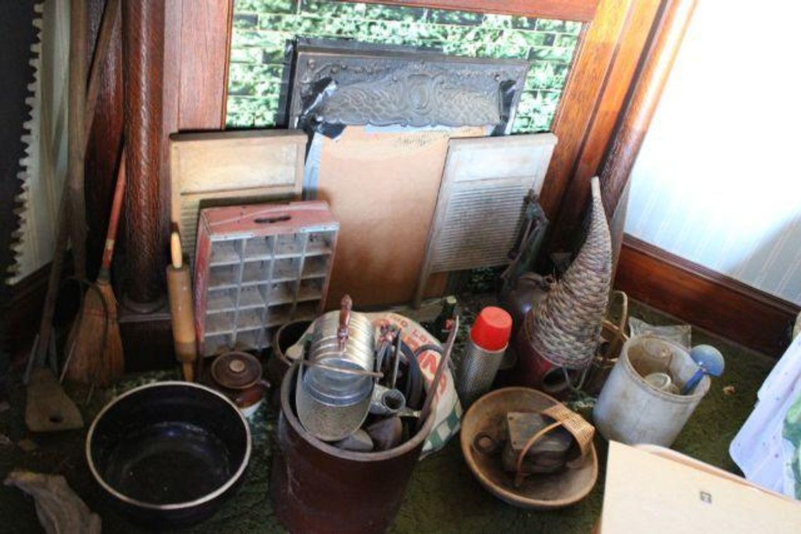 CROCKS, WASH BOARDS, ETC