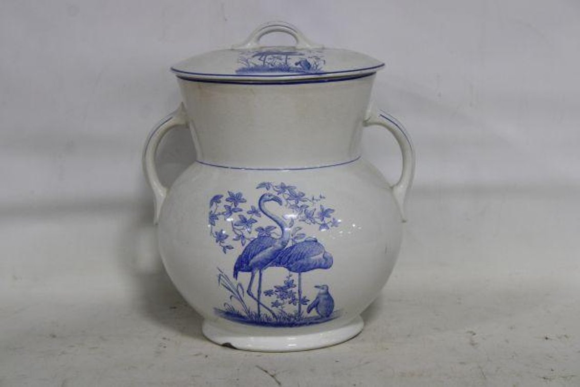 IRON STONE CHINA VINTAGE JAR 