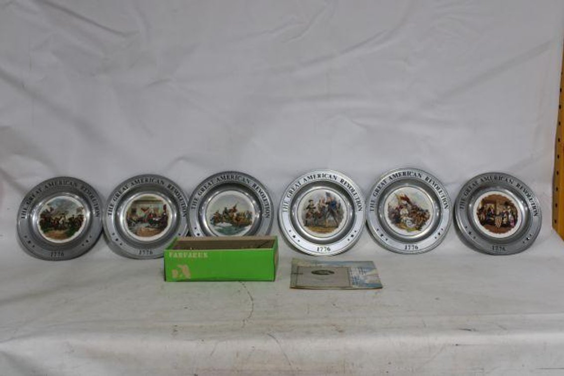 THE GREAT AMERICAN REVOLUTION COLLECTIBLE PLATES