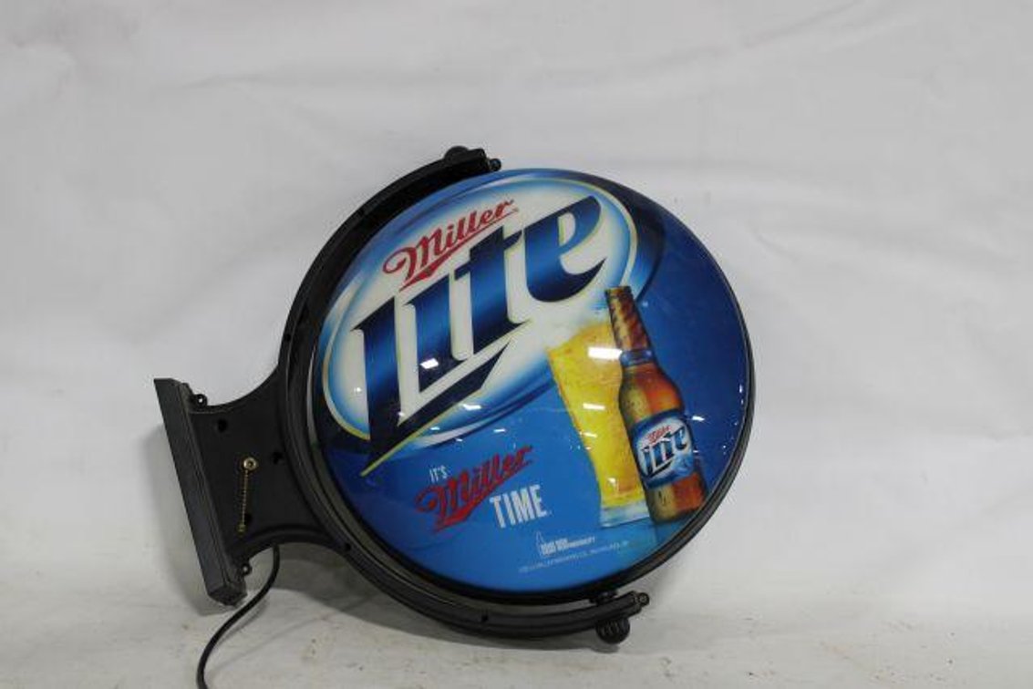 MILLER LITE LIGHT UP SIGN 