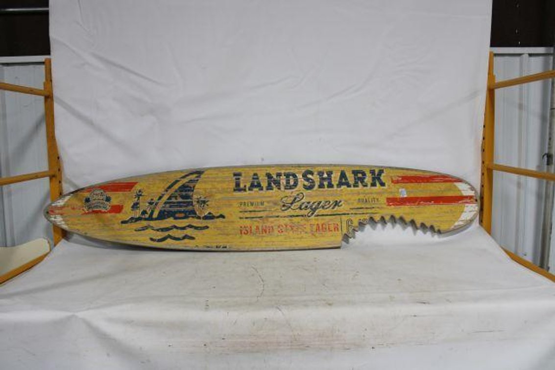 LAND SHARK SIGN