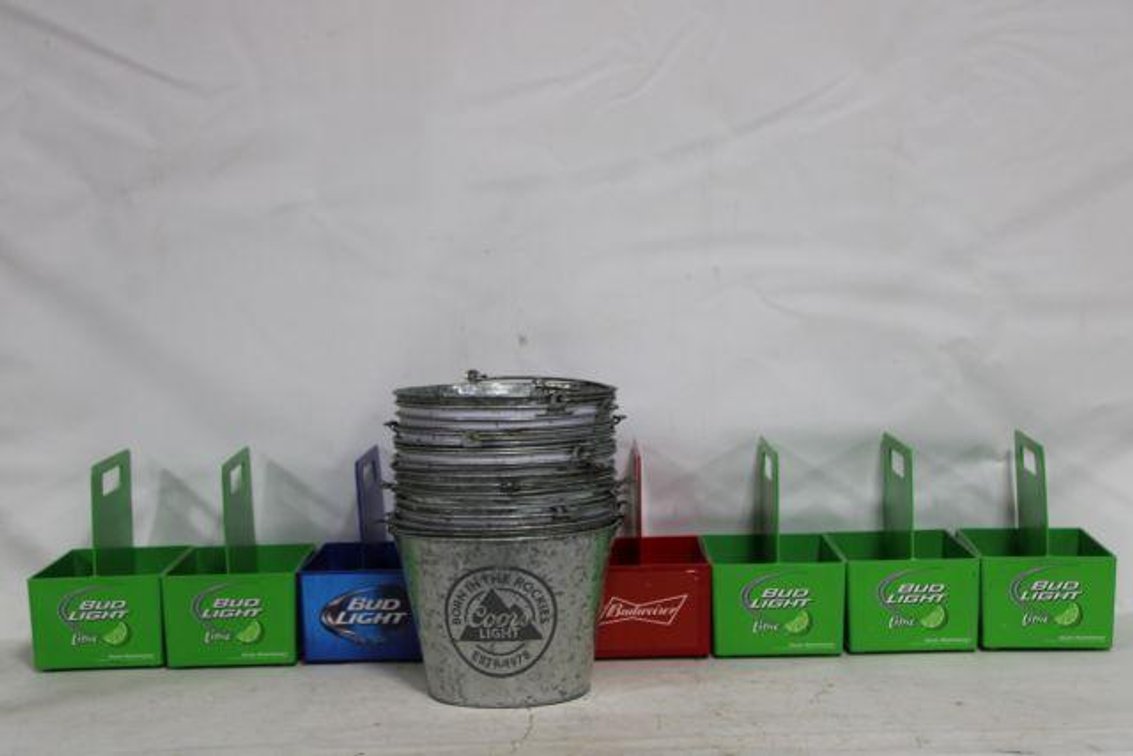 BEER PALES AND BOTTLE CARRIERS