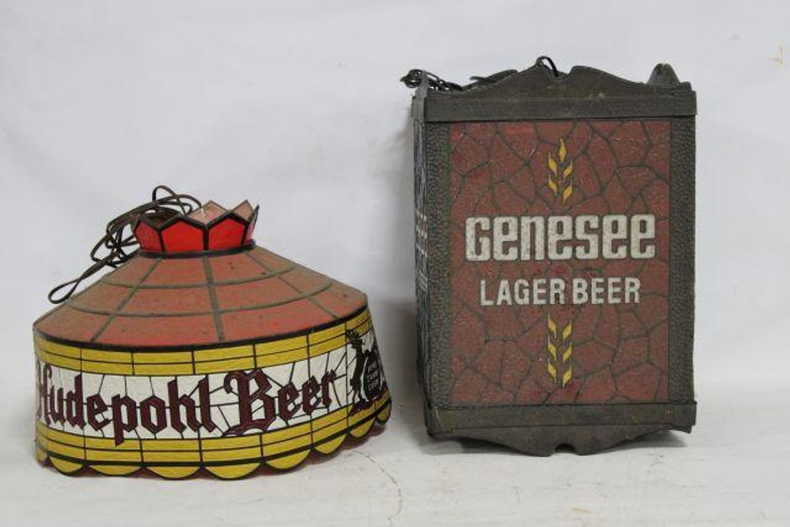 VINTAGE BEER CHANDELIERS 