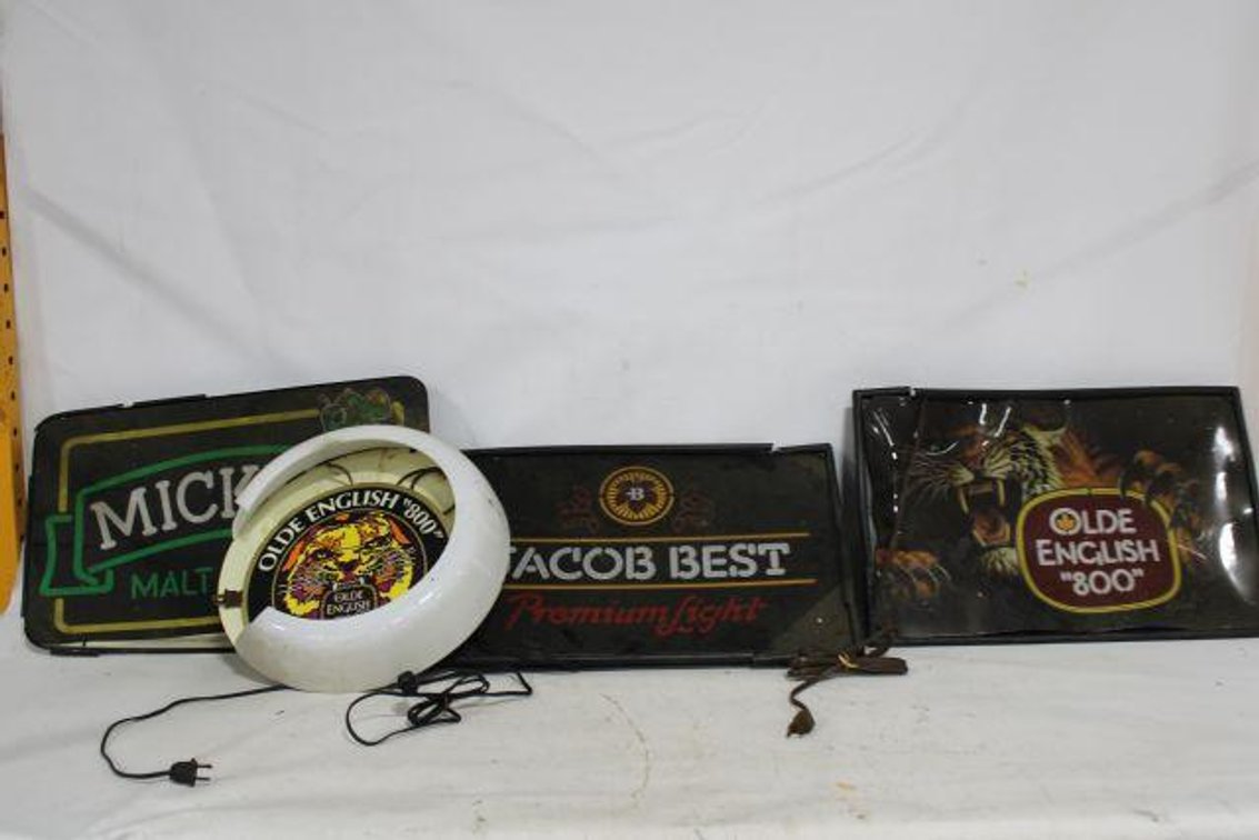 VINTAGE BEER SIGNS 