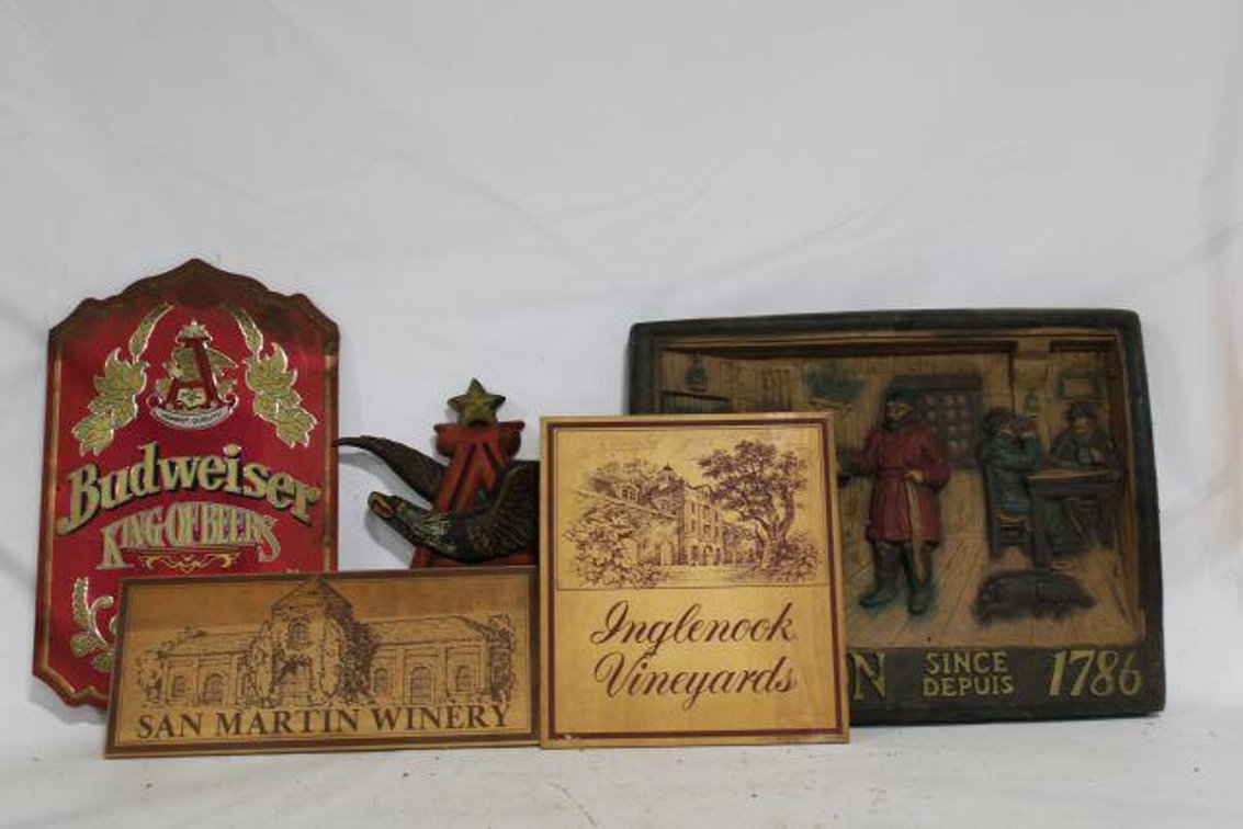 VINTAGE BEER SIGNS
