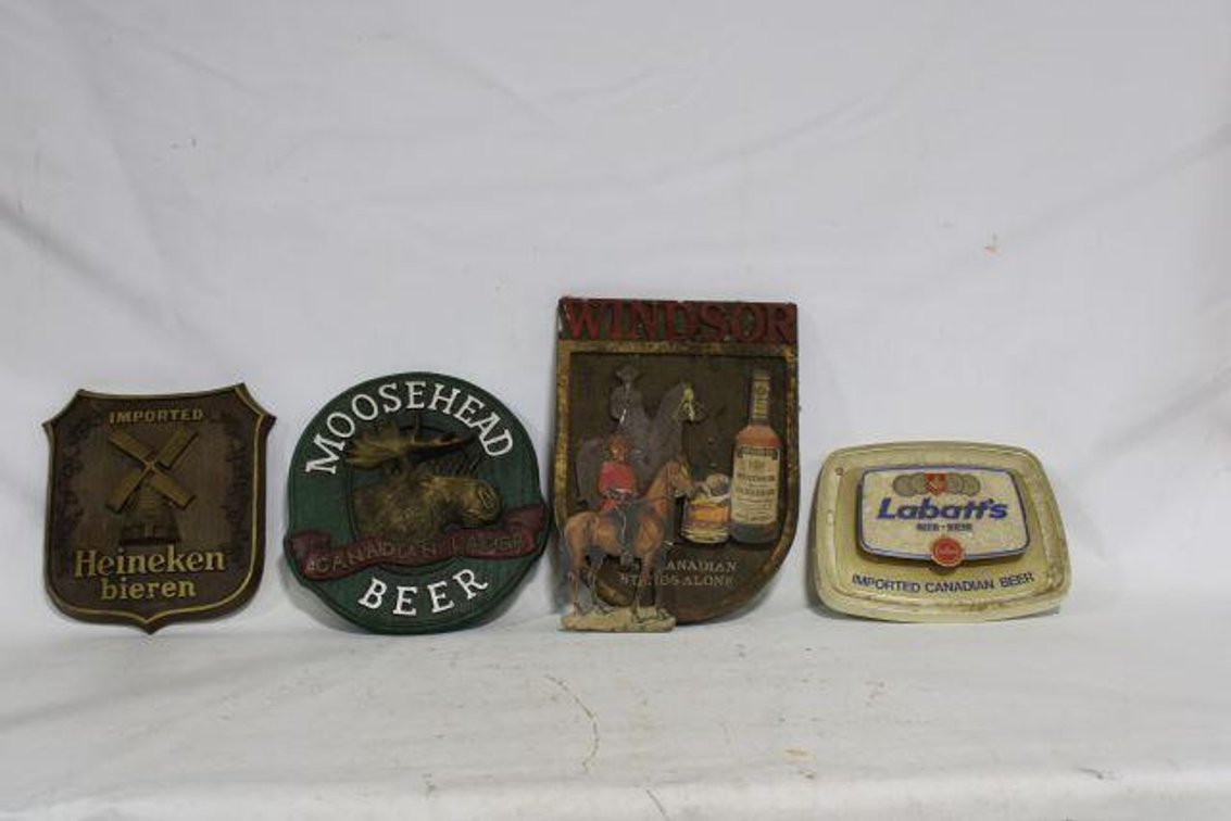 VINTAGE BEER SIGNS 