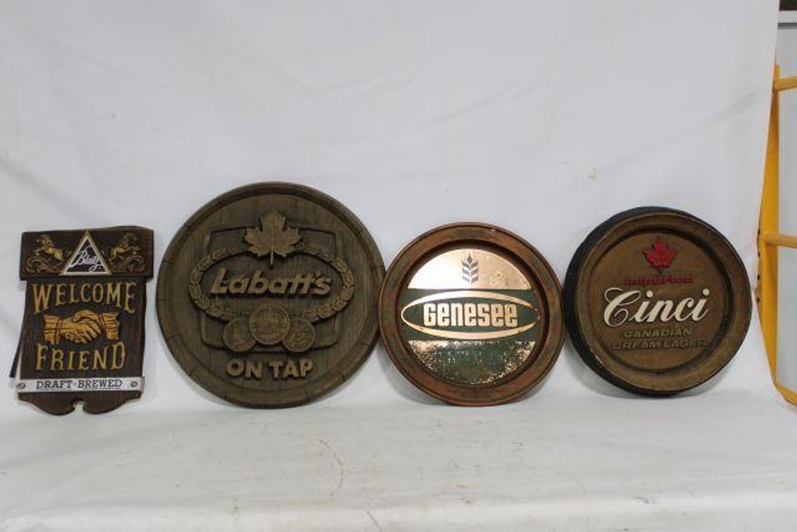 VINTAGE BEER SIGNS 