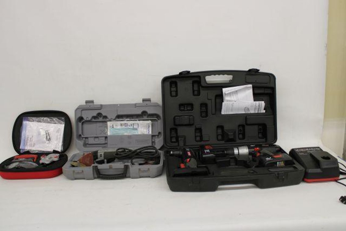 CRAFTSMAN CORDLESS TOOL SET AND DREMEL