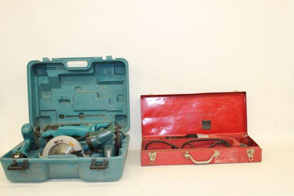 MAKITA CORDLESS TOOLS AND MILWAUKEE CORDED RECIPROCATING SAW