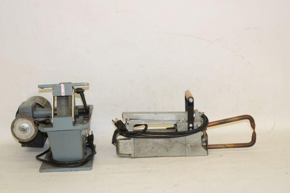 DELTA WET/DRY SANDING STONE AND CHICAGO SPOT WELDER