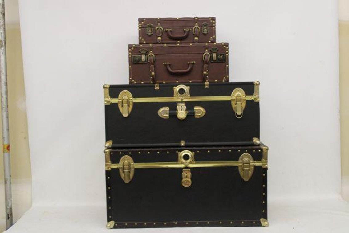 SUIT CASES AND TRUNKS