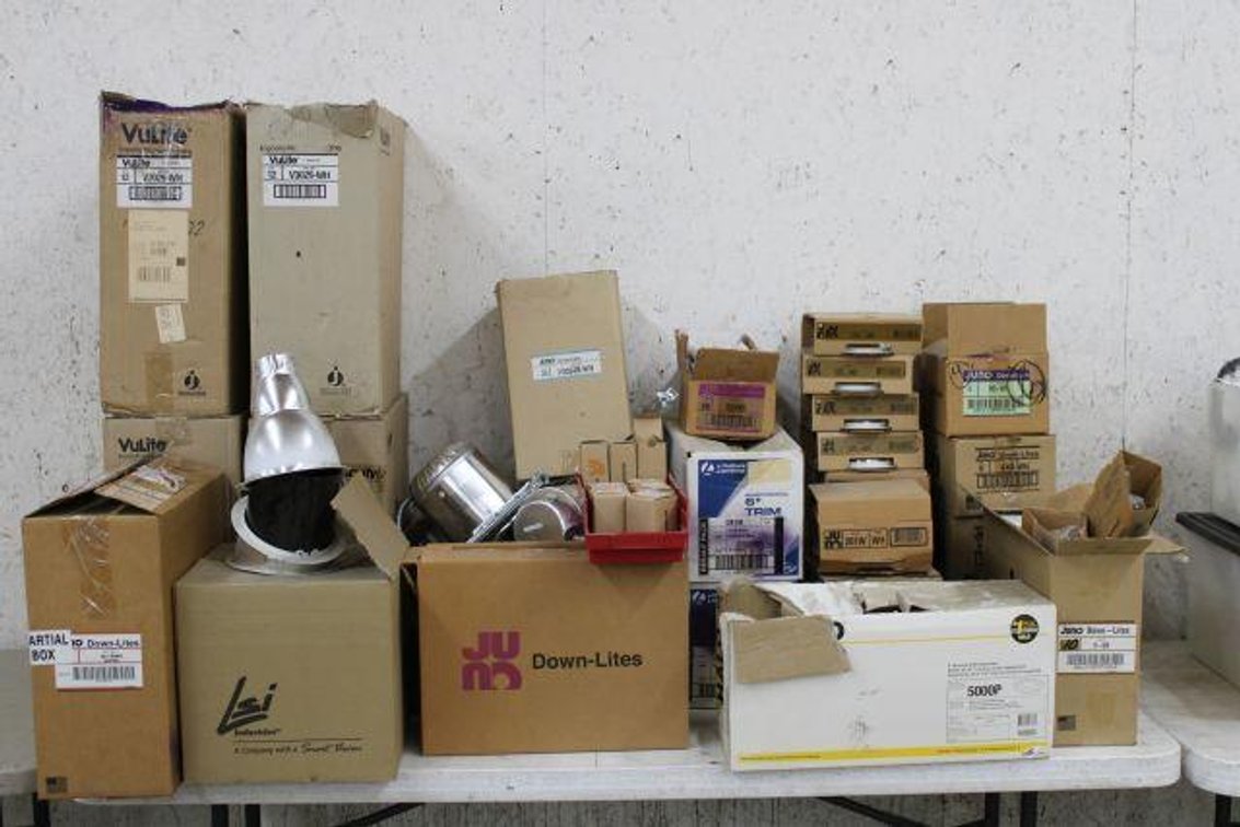 VARIOUS CAN LIGHTS, BAFFLES, ETC
