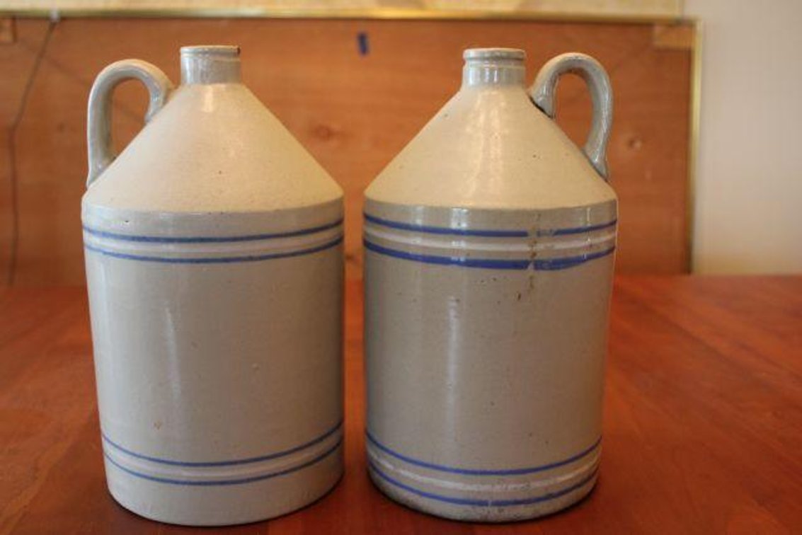 SET OF CROCK JUGS