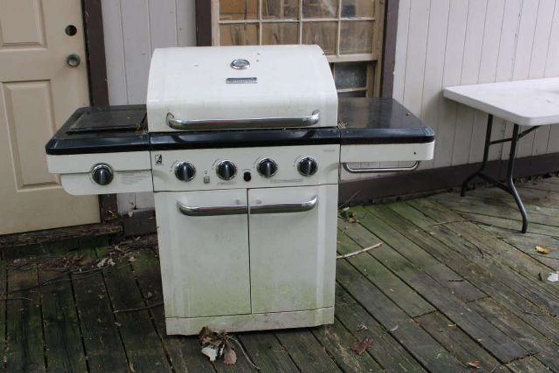 PATIO FURNITURE AND GRILL