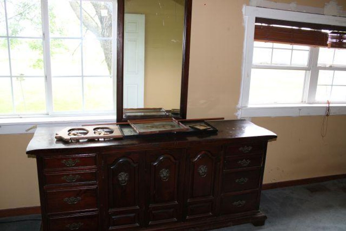 DRESSERS AND LAMP
