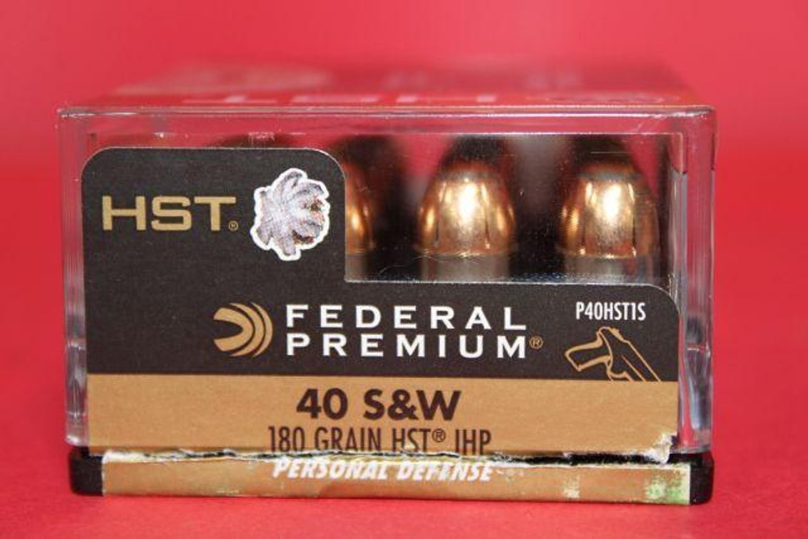 FEDERAL HST 40 S&W AMMO
