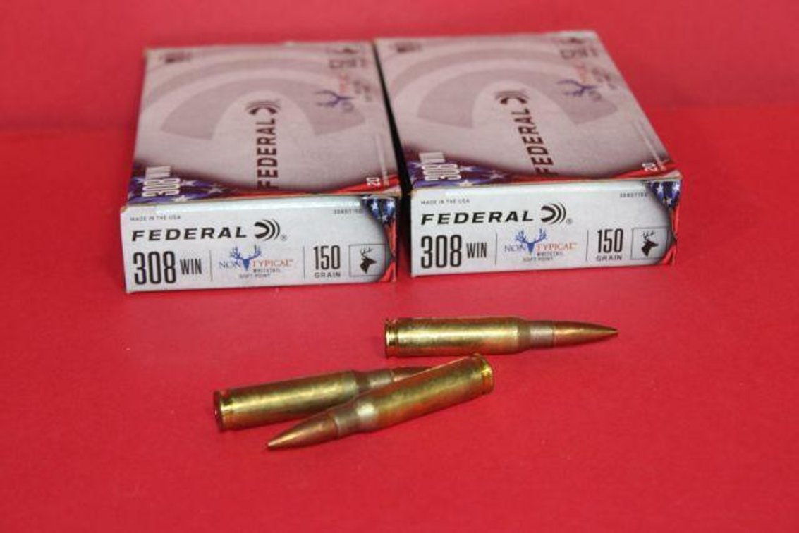 FEDERAL WHITETAIL SOFT POINT 308 WIN AMMO